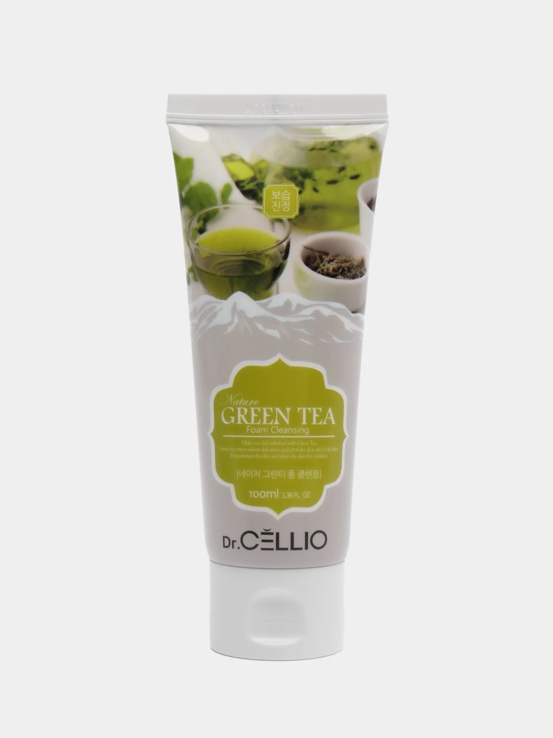 Пенка для лица с экстрактом зеленого чая Dr.CELLIO G70 NATURE GREENTEA, 100 мл