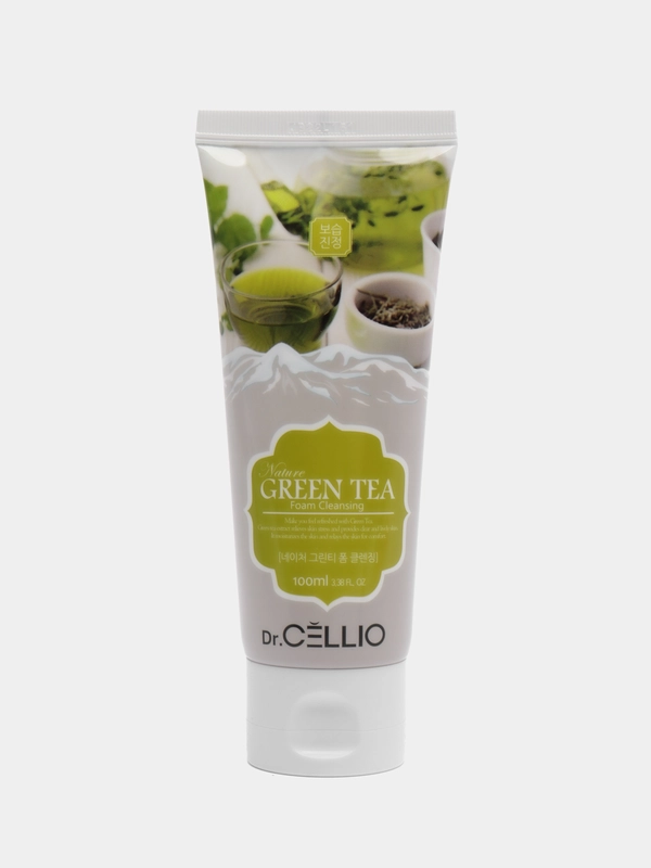 Пенка для лица с экстрактом зеленого чая Dr.CELLIO G70 NATURE GREENTEA, 100 мл