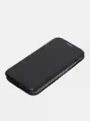 Черный чехол-книжка для Honor 10, Хонор 10, экокожа