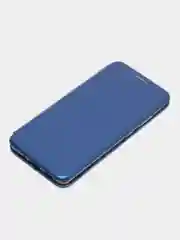 Синий чехол-книжка для Samsung Galaxy S20FE, S 20FE, S 20 FE, экокожа
