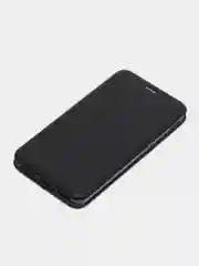 Черный чехол-книжка для Huawei Honor 7 / Хонор 7, экокожи
