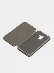 Черный чехол-книжка для Huawei Honor 7 / Хонор 7, экокожи
