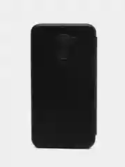 Черный чехол-книжка для Huawei Honor 7 / Хонор 7, экокожи