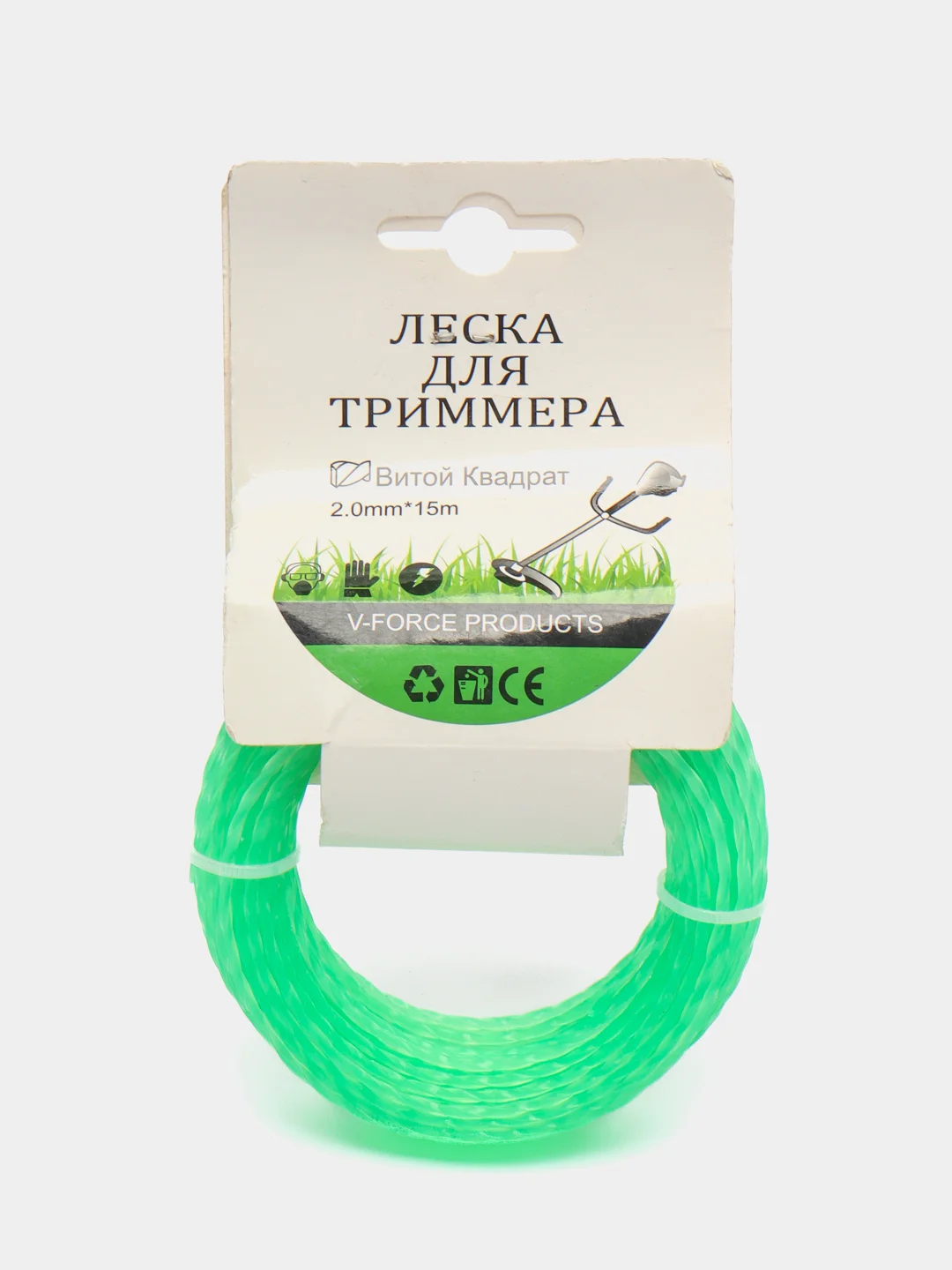 Зеленый леска для триммера