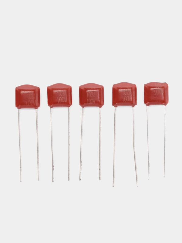 Конденсатор пленочный  0.001uf / 1nf / 1000pf 100v 10% CL21  (5 штук)