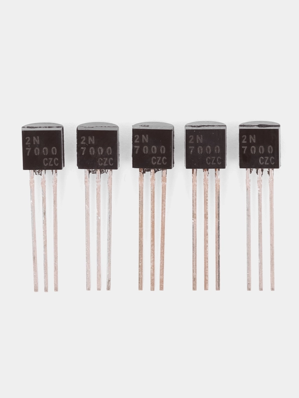 20 штук Транзистор 2N7000 (N-канал 60V 0.4A) TO-92