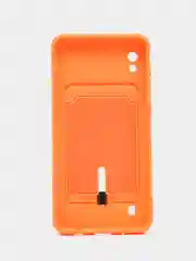 Коралловый чехол для Samsung Galaxy A10 (Самсунг Галакси А10), с карманом для карт