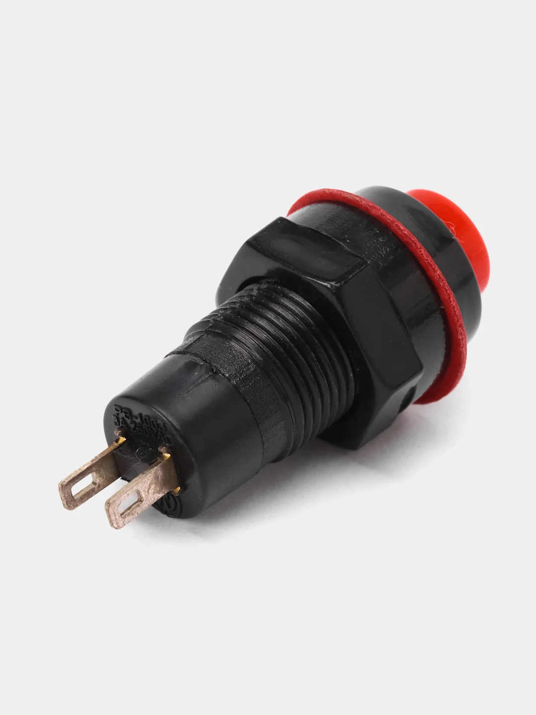 Кнопка DS-213 2A/250VAC без фиксации красная