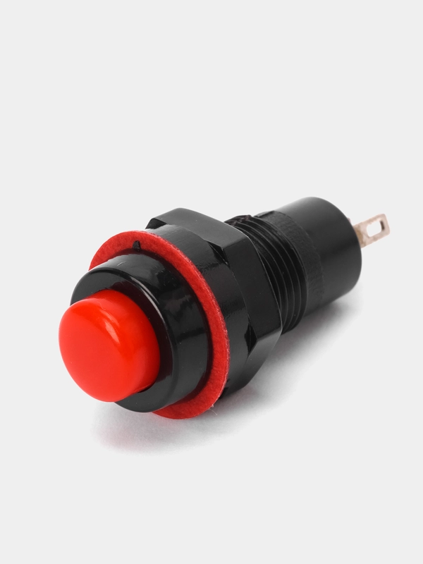 Кнопка DS-213 2A/250VAC без фиксации красная