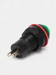 Кнопка DS-213 2A/250VAC без фиксации, зеленая