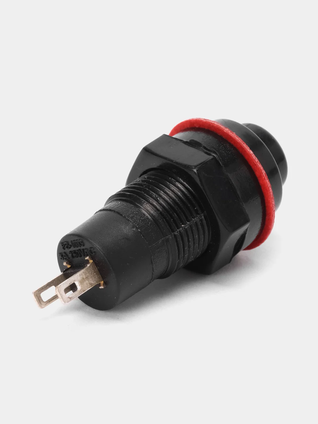 Кнопка DS-213 2A/250VAC без фиксации черная