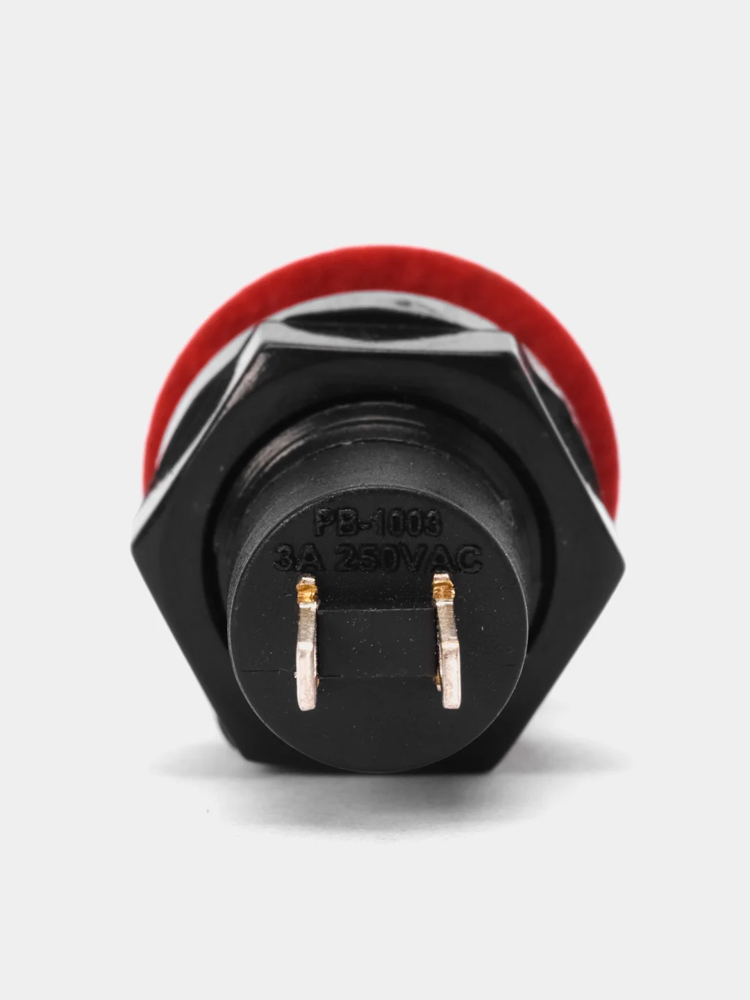 Кнопка DS-213 2A/250VAC без фиксации черная