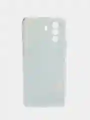 Светло-синий силиконовый чехол на Huawei Nova Y70 / Хуавей Нова Y70, с рисунком, защита камеры