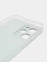 Бирюзовый чехол на Xiaomi Poco X5 Pro 5G / Поко Х5 Про 5G прозрачный, с рисунком, защита камеры