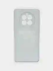 Тёмно-коричневый силиконовый чехол на Huawei Mate 50/Хуавей Мате 50, прозрачный, с рисунком, защита камеры