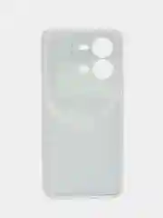 Угольный силиконовый чехол на Vivo V25/V25e / Виво V25/V25е прозрачный, с рисунком, защита камеры
