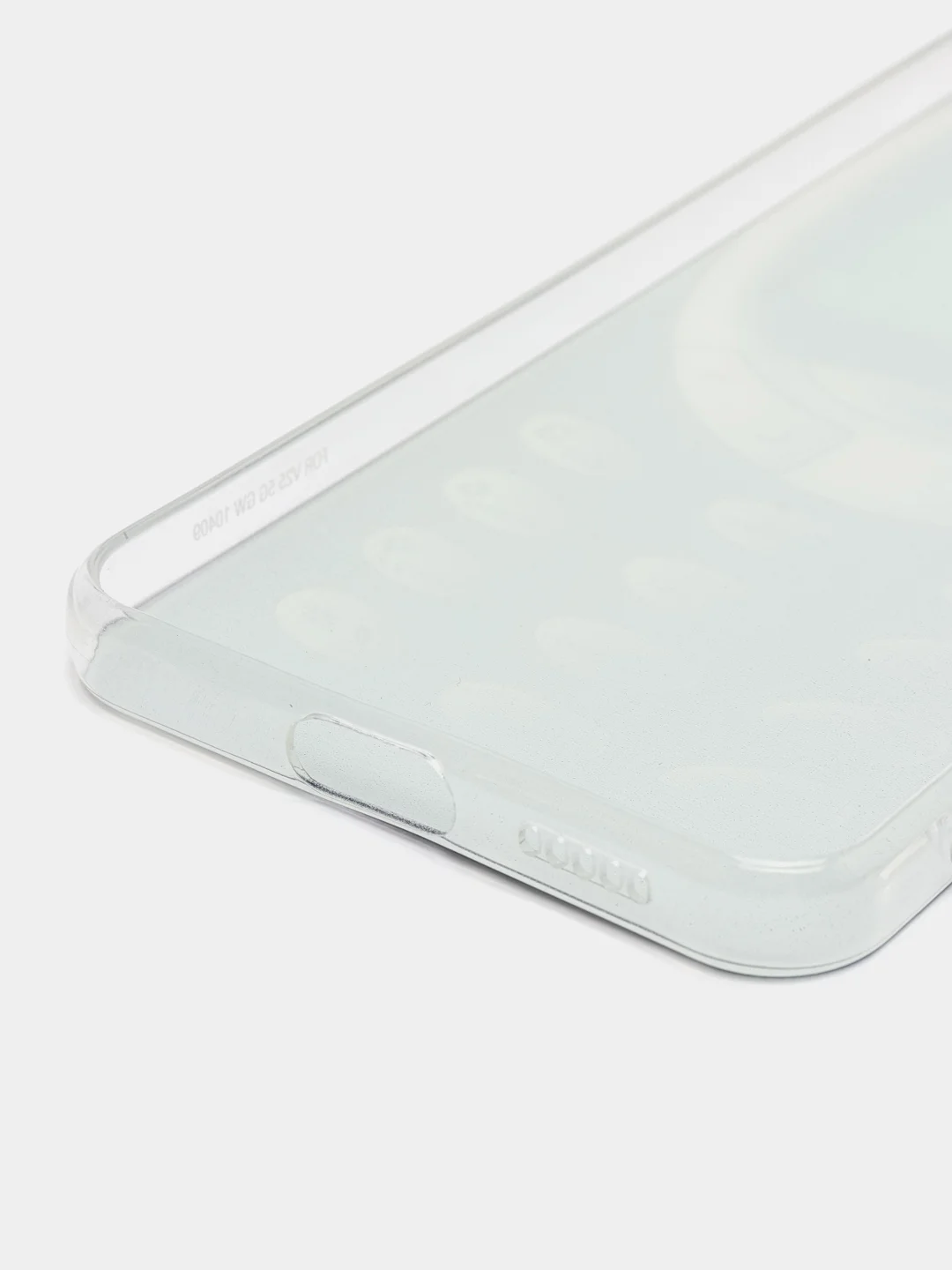 Угольный силиконовый чехол на Vivo V25/V25e / Виво V25/V25е прозрачный, с рисунком, защита камеры