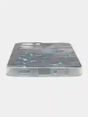 Бирюзовый чехол на Oppo A57 4G/A77 4G/A77s 4G/A57s / Оппо А57 4G, с рисунком, защита камеры