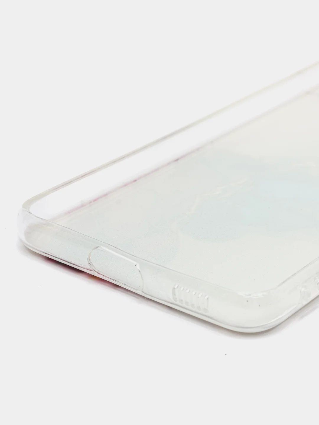 Ледяной силиконовый чехол на Samsung Galaxy S21 / Самсунг S21 прозрачный с рисунком, защита камеры