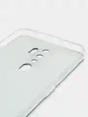 Бирюзовый силиконовый чехол на Oppo A5 2020/Оппо A5/A9 2020, прозрачный, с рисунком, защита камеры