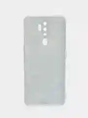 Бирюзовый силиконовый чехол на Oppo A5 2020/Оппо A5/A9 2020, прозрачный, с рисунком, защита камеры