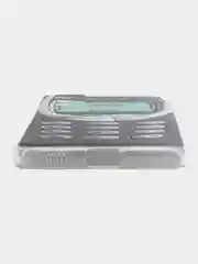 Угольный силиконовый чехол на Samsung Galaxy S21 / Самсунг S21 прозрачный с рисунком, защита камеры