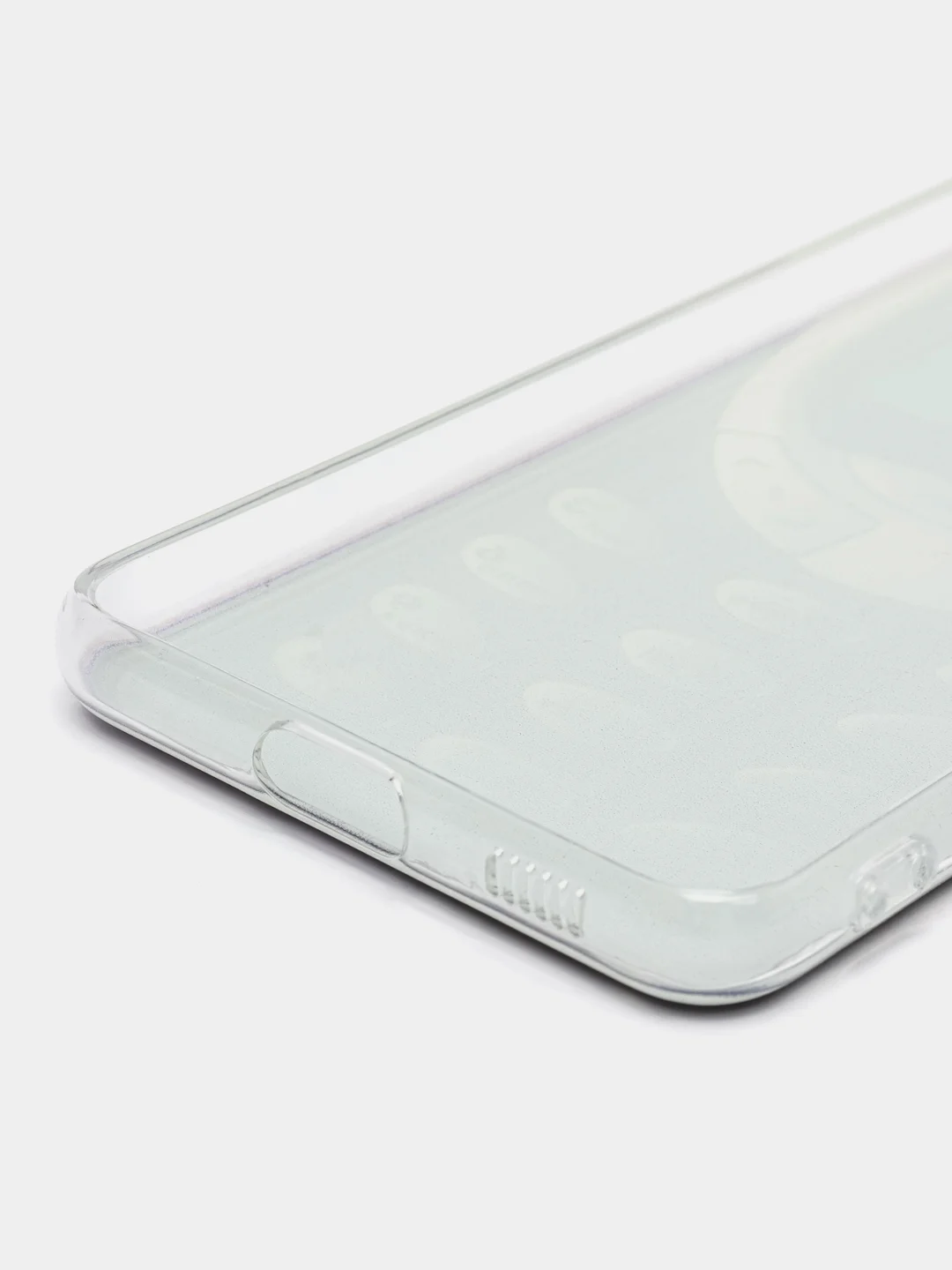 Угольный силиконовый чехол на Samsung Galaxy S21 / Самсунг S21 прозрачный с рисунком, защита камеры