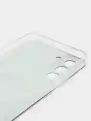 Угольный силиконовый чехол на Samsung Galaxy S21 / Самсунг S21 прозрачный с рисунком, защита камеры