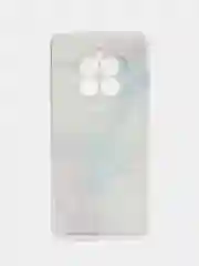 Ледяной силиконовый чехол на Huawei Mate 50/Хуавей Мате 50, прозрачный, с рисунком, защита камеры