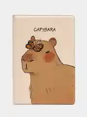 Обложка чехол на паспорт Капибара, Capybara