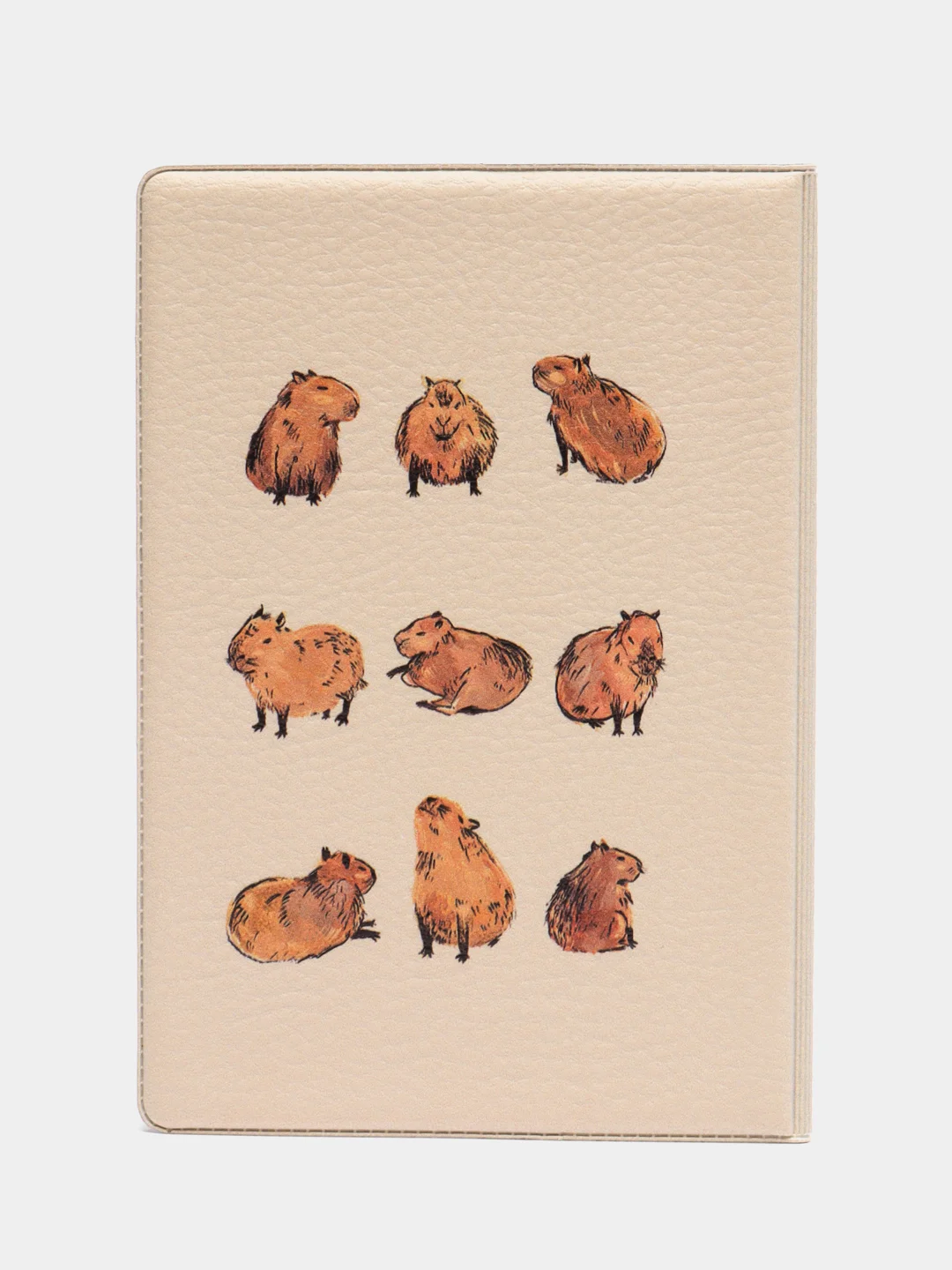 Обложка чехол на паспорт Капибара, Capybara