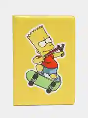 Обложка чехол на паспорт Барт Симпсон, попа (Bart Simpson)