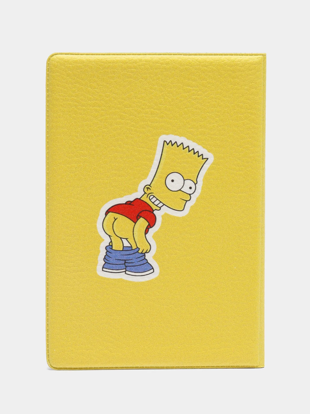 Обложка чехол на паспорт Барт Симпсон, попа (Bart Simpson)