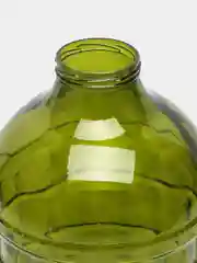 Банка стеклянная NiNaGlass "Ламели" 10 л. Зеленая