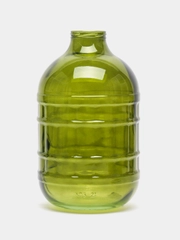Банка стеклянная NiNaGlass "Ламели" 10 л. Зеленая