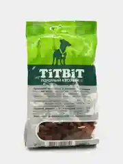 Лакомство для мини пород собак TiTBiT Хрустящие подушечки со вкусом говядины и сыра, 95 г