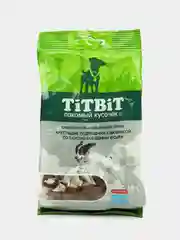 Лакомство для мини пород собак TiTBiT Хрустящие подушечки со вкусом говядины и сыра, 95 г