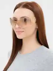 Золотой очки женские солнцезащитные