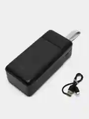 Угольный внешний аккумулятор HOCO 60000mAh /50000mAh /40000mAh /30000mAh Fast Charge Power Bank 22W