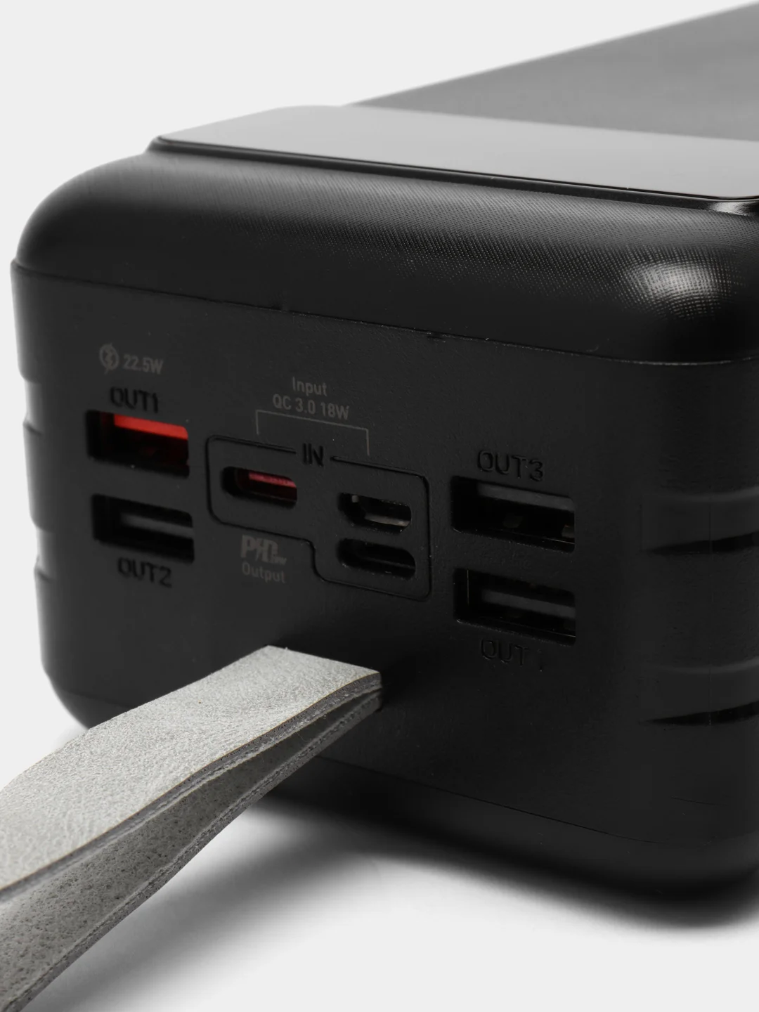 Угольный внешний аккумулятор HOCO 60000mAh /50000mAh /40000mAh /30000mAh Fast Charge Power Bank 22W