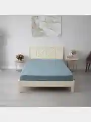 Ледяной комплект постельного белья, однотонный, бязь 1,5/2/2-спальный, с евро простыней, евро, семейный