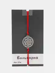 Славянский оберег (браслет / красная нить) "Валькирия", 3 г / Размер: 18 x 22 мм