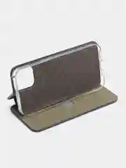 Синий чехол-книжка для iPhone 13, экокожа