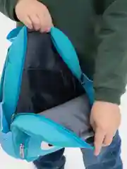 Голубой рюкзак детский в садик, рюкзак дошкольный для малышей, рюкзак динозавр, дракон
