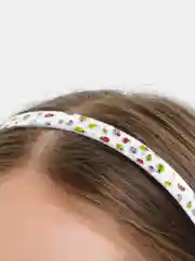 Белый ободок для волос
