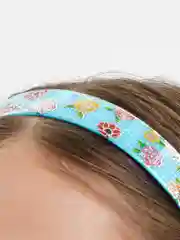 Голубой ободок для волос