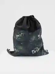 Сумка мешок для сменной обуви Brauberg Большой, с ручкой, карман на молнии, Drive, 271060