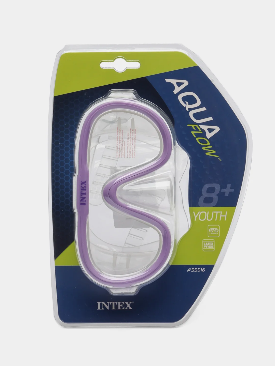 Сиреневый маска для плаванья Intex