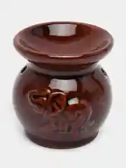 Тёмно-коричневый аромалампа для эфирных масел , ночник