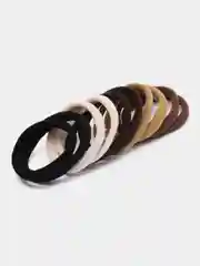Карамельный резинки бесшовные, для волос, мягкие, 4,5 см